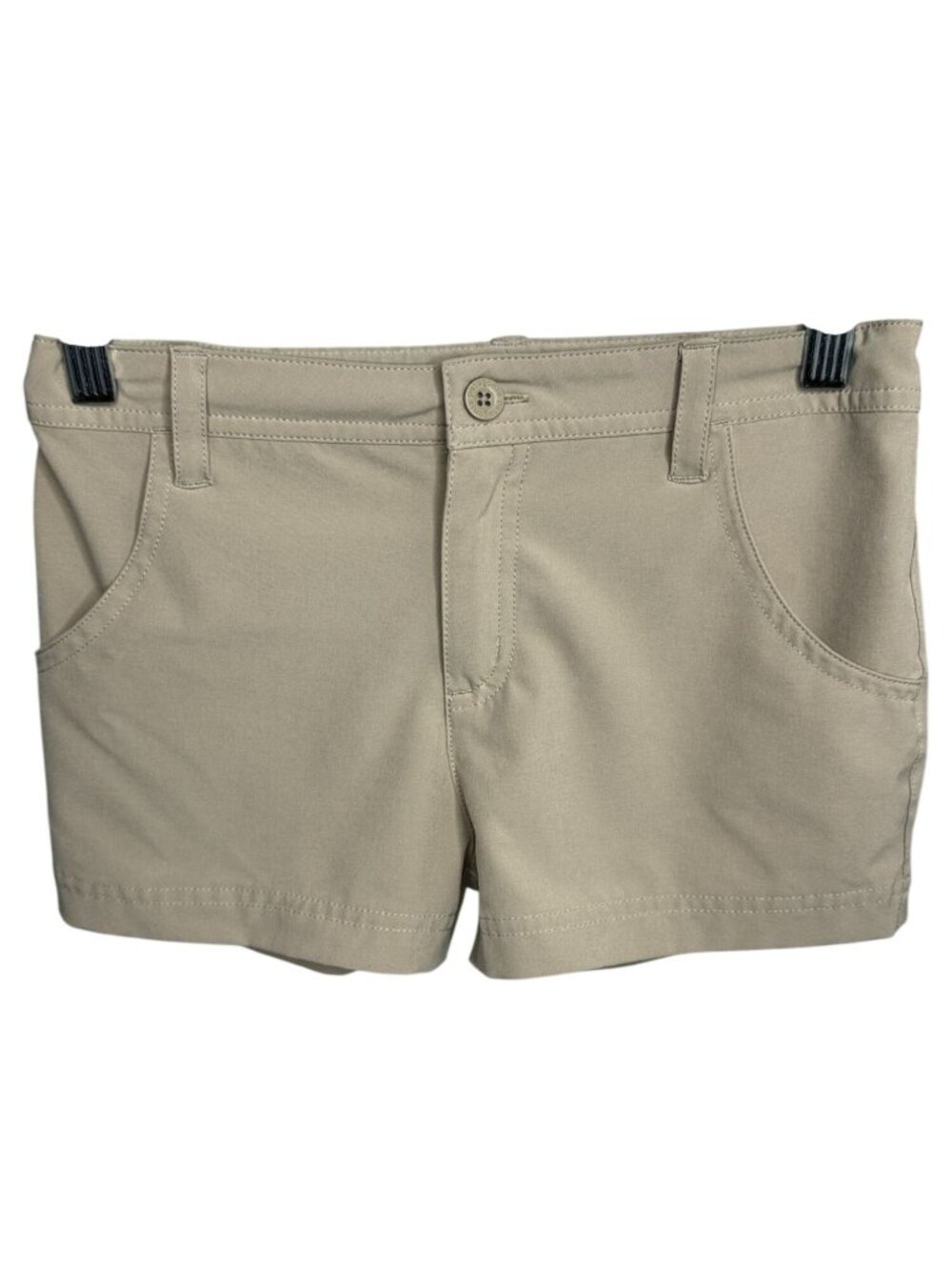 Patagonia Girls Khaki Performance Shorts Size 10 Outdoor Hiking